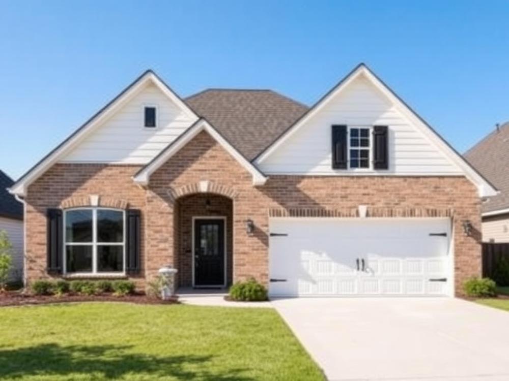 A completed quick move-in home in Two Step Farm, Montgomery, Texas